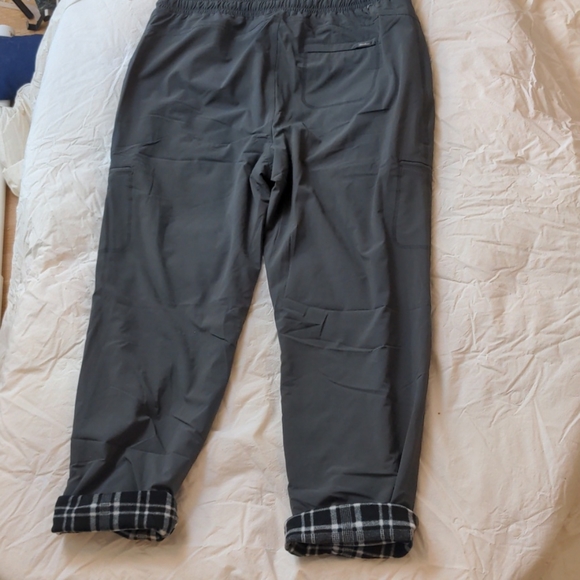 Eddie Bauer NWT Polar Fleece Lined Pant 16 grey - Picture 2 of 15